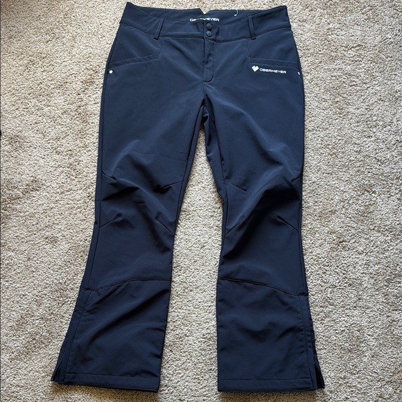 Obermeyer Women’s Bandera Ski Snow Pant Black White - Picture 5 of 14